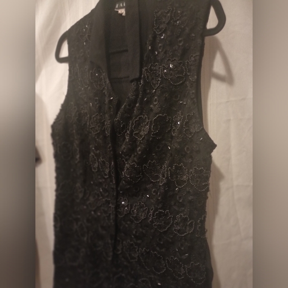 Beautiful Beaded Vintage Vest - Picture 3 of 3